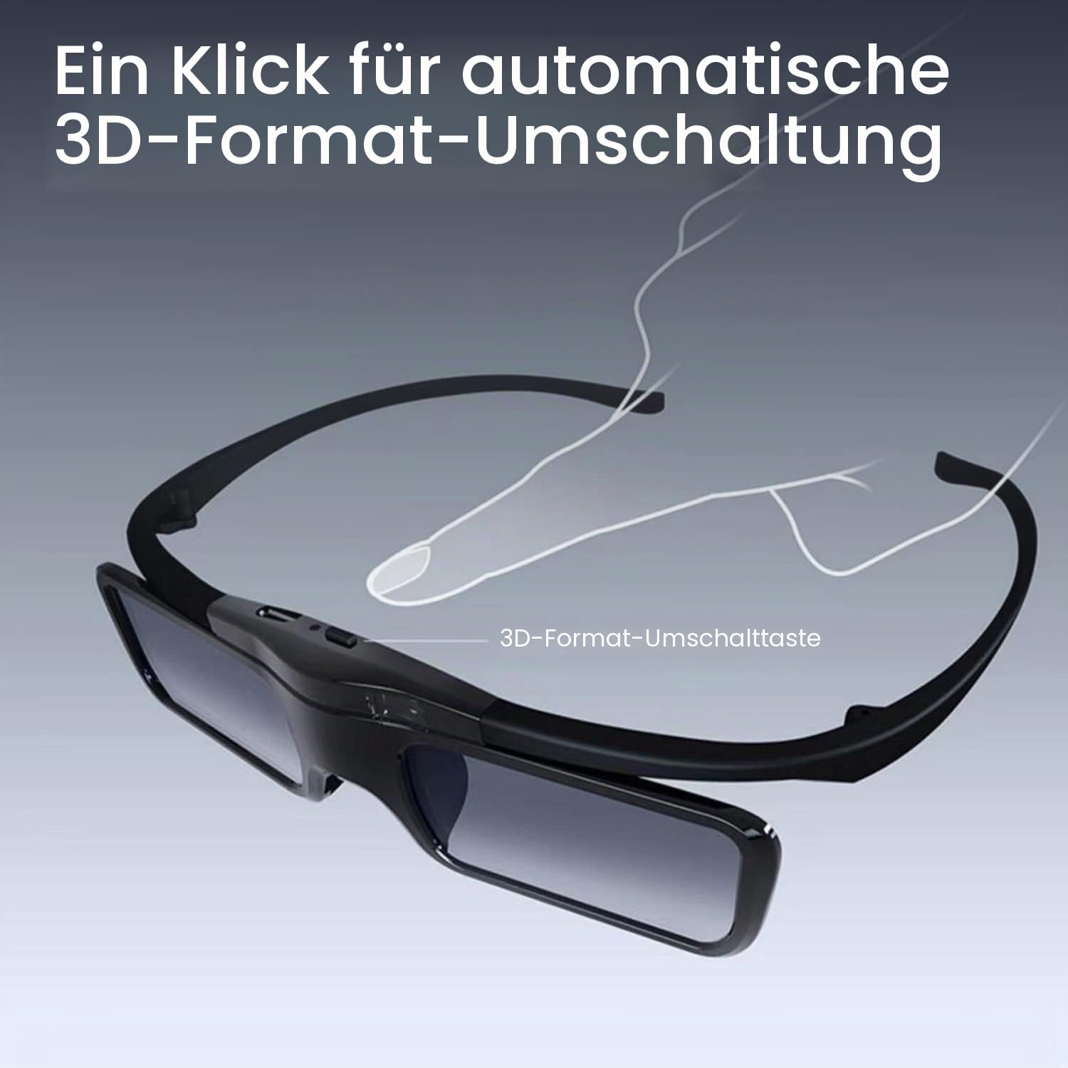 jmgo-aktive-3d-shutterbrille-dlp-link-26-g-schwarz image 2
