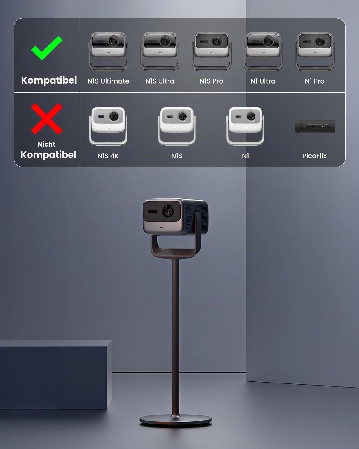 jmgo-beamer-bodenst-nder-h-henverstellbar-f-r-n1s-ultimate-ultra image 2