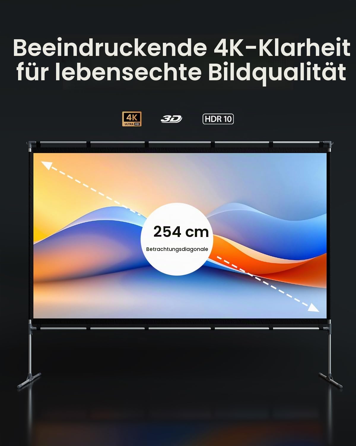 jmgo-100-zoll-projektorleinwand-4k-3d-hdr-front-und-r-ckprojektion image 2