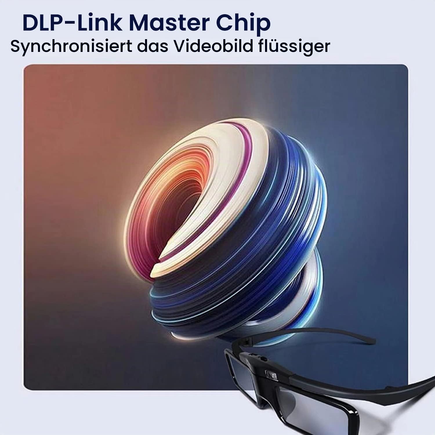 jmgo-aktive-3d-shutterbrille-dlp-link-26-g-schwarz image 1