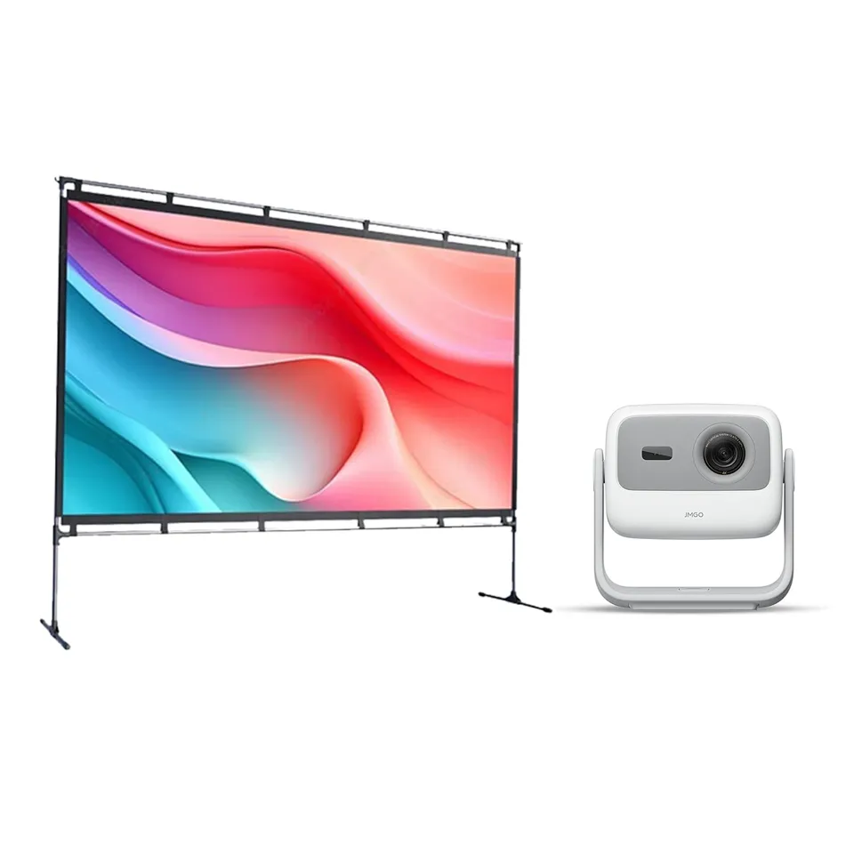 jmgo-n1s-4k-uhd-mini-beamer-100-zoll-projektorleinwand-bundle image 1