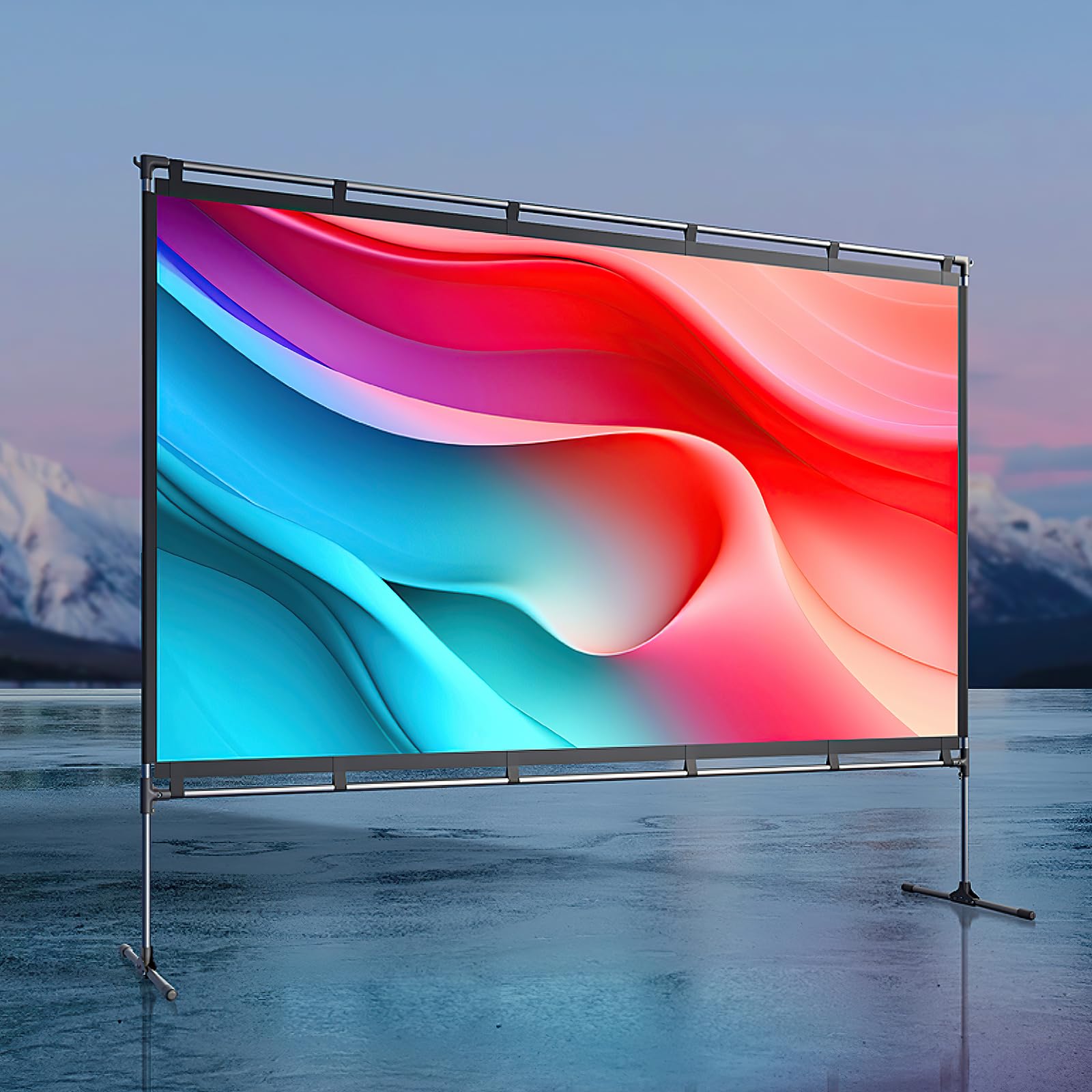 jmgo-100-zoll-projektorleinwand-4k-3d-hdr-front-und-r-ckprojektion image 1