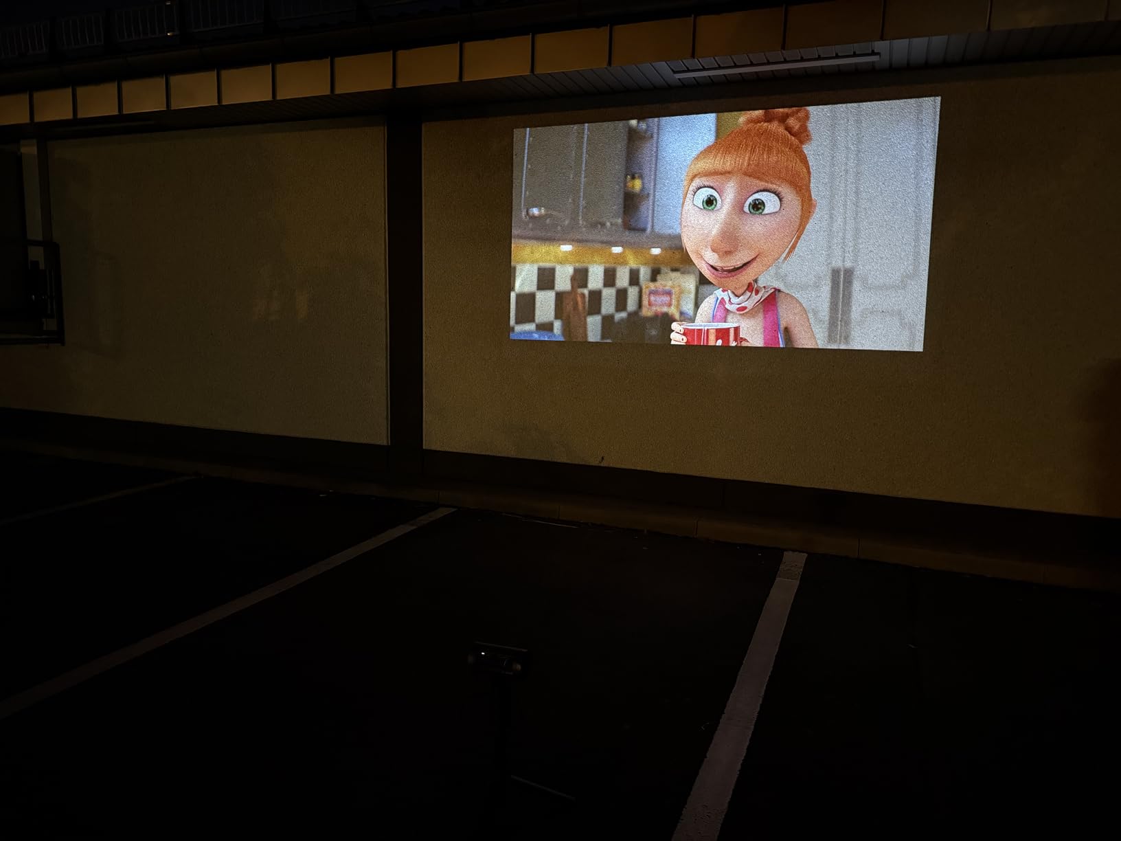 Camping-Kino ohne Steckdose